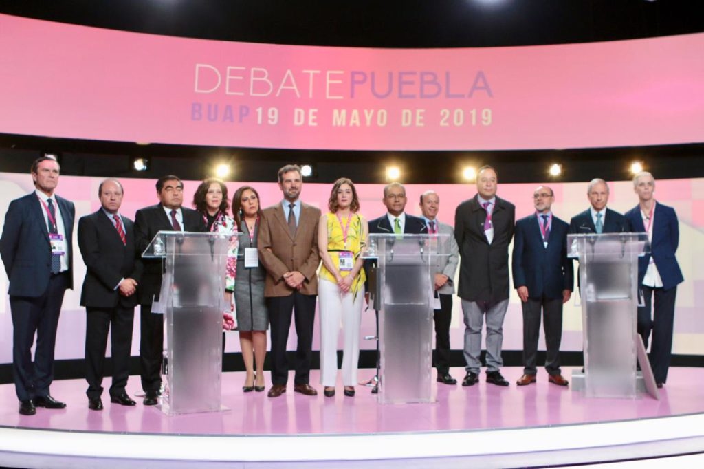 Debate de candidatos a Gobernador en Puebla Tempo